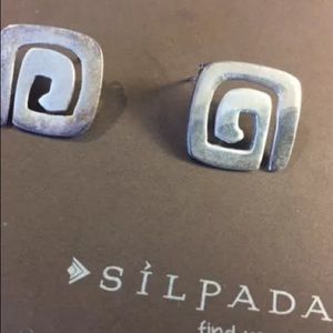 Silpada Sterling earrings EUC